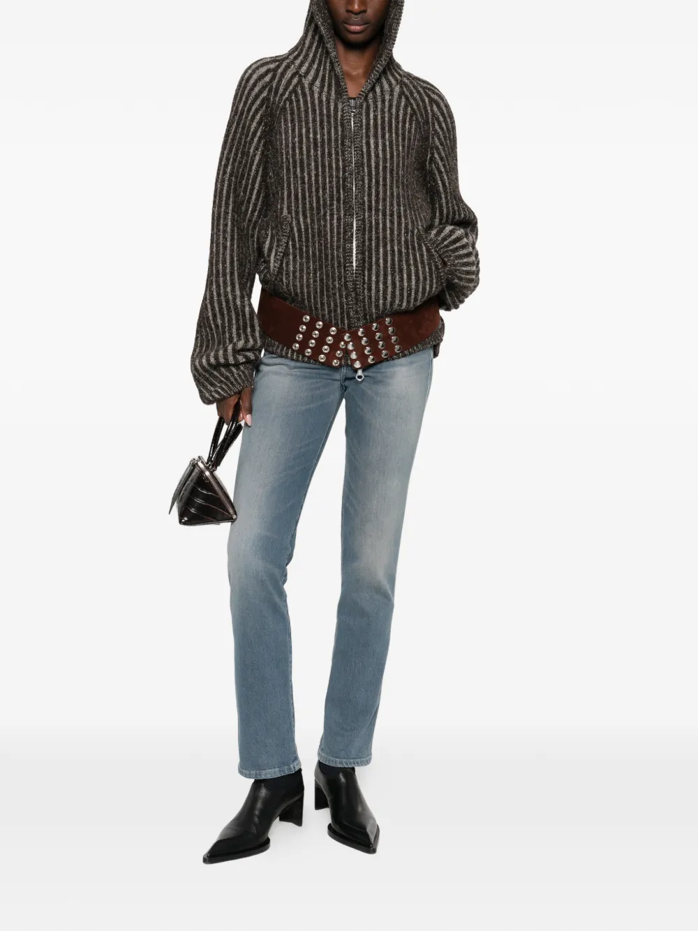 Diesel 1992 D-Jiann buttoned jeans - Blauw