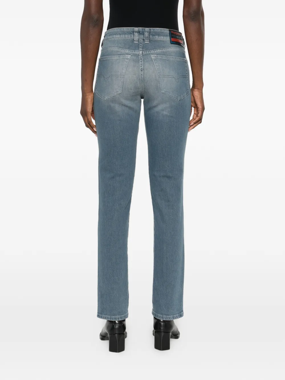 Diesel 1992 D-Jiann jeans met knopen Blauw
