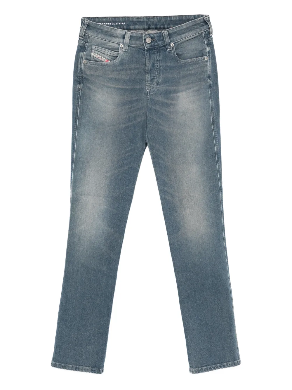 Diesel 1992 D-Jiann buttoned jeans - Blu