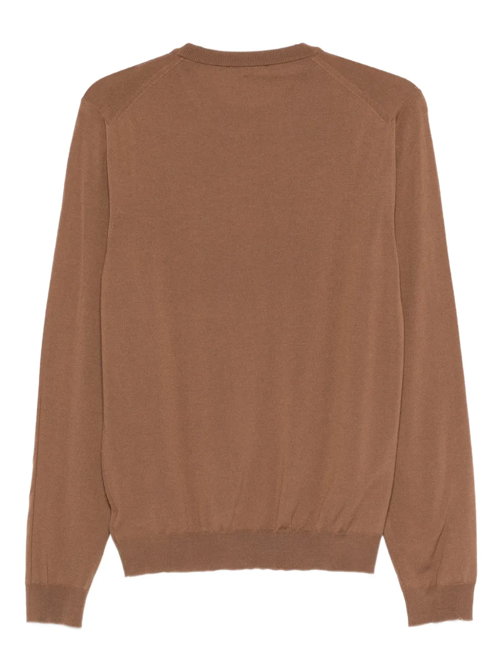 Slowear x Histores trui met ronde hals - Bruin