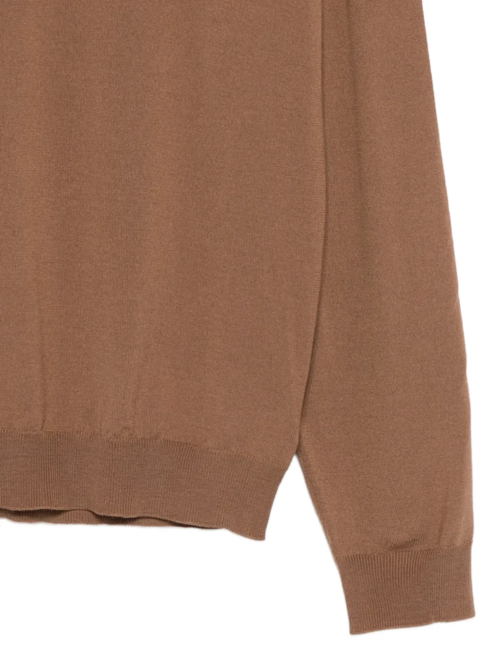 slowear x Histores trui met ronde hals Bruin