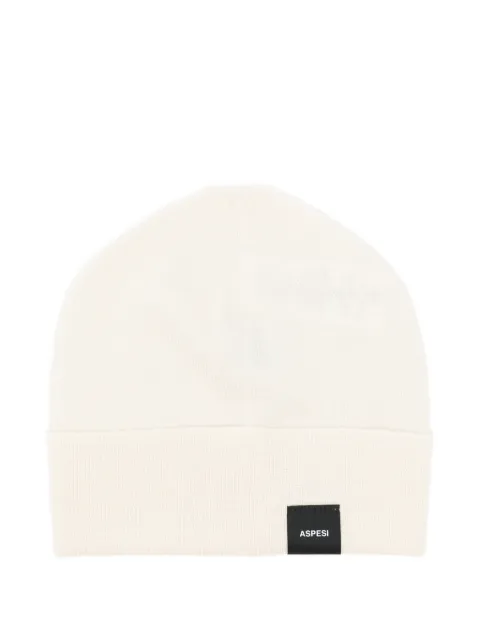 Aspesi Kids ribbed wool beanie hat