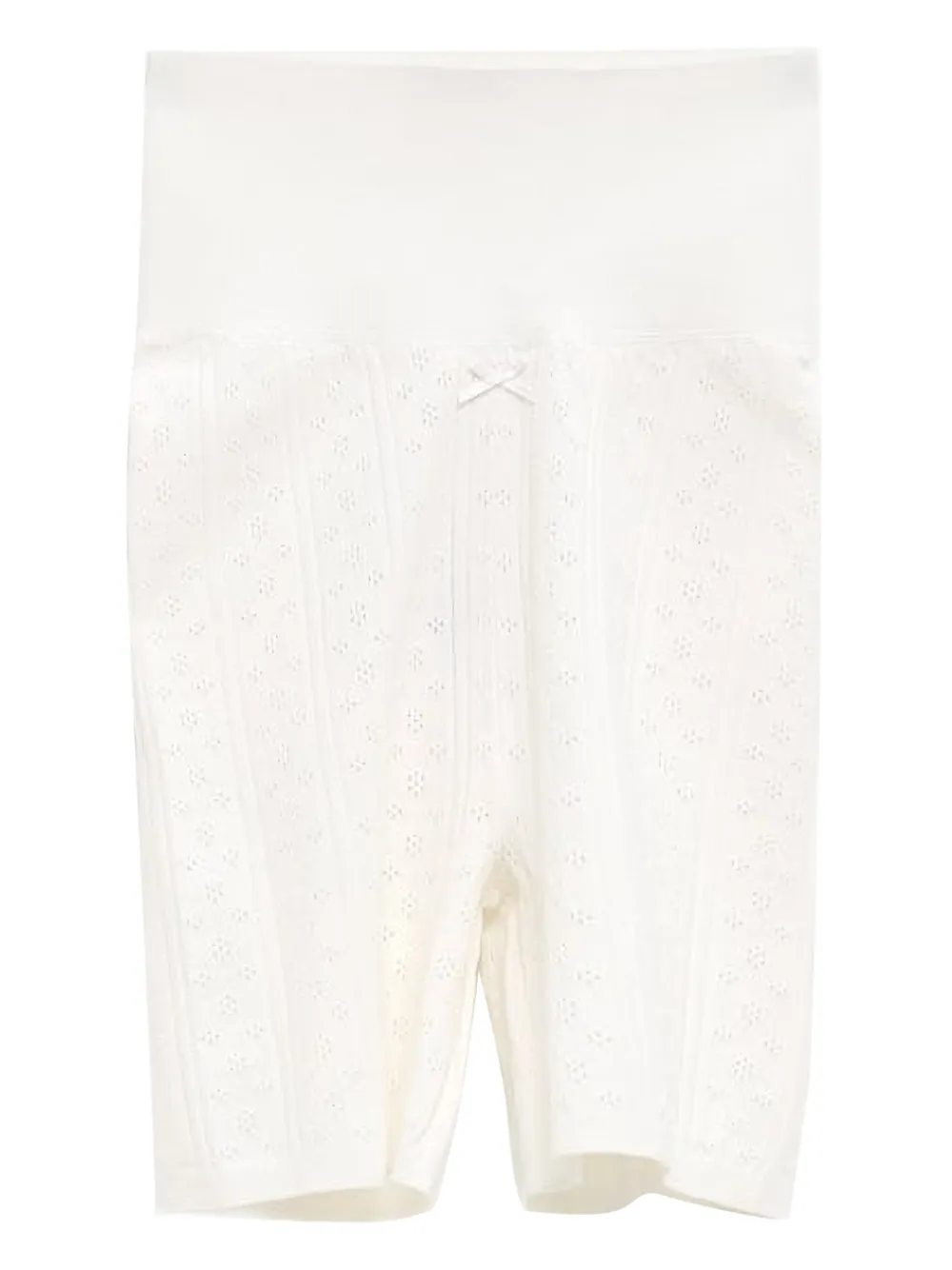 JW Anderson pointelle bow shorts | White | Image 1