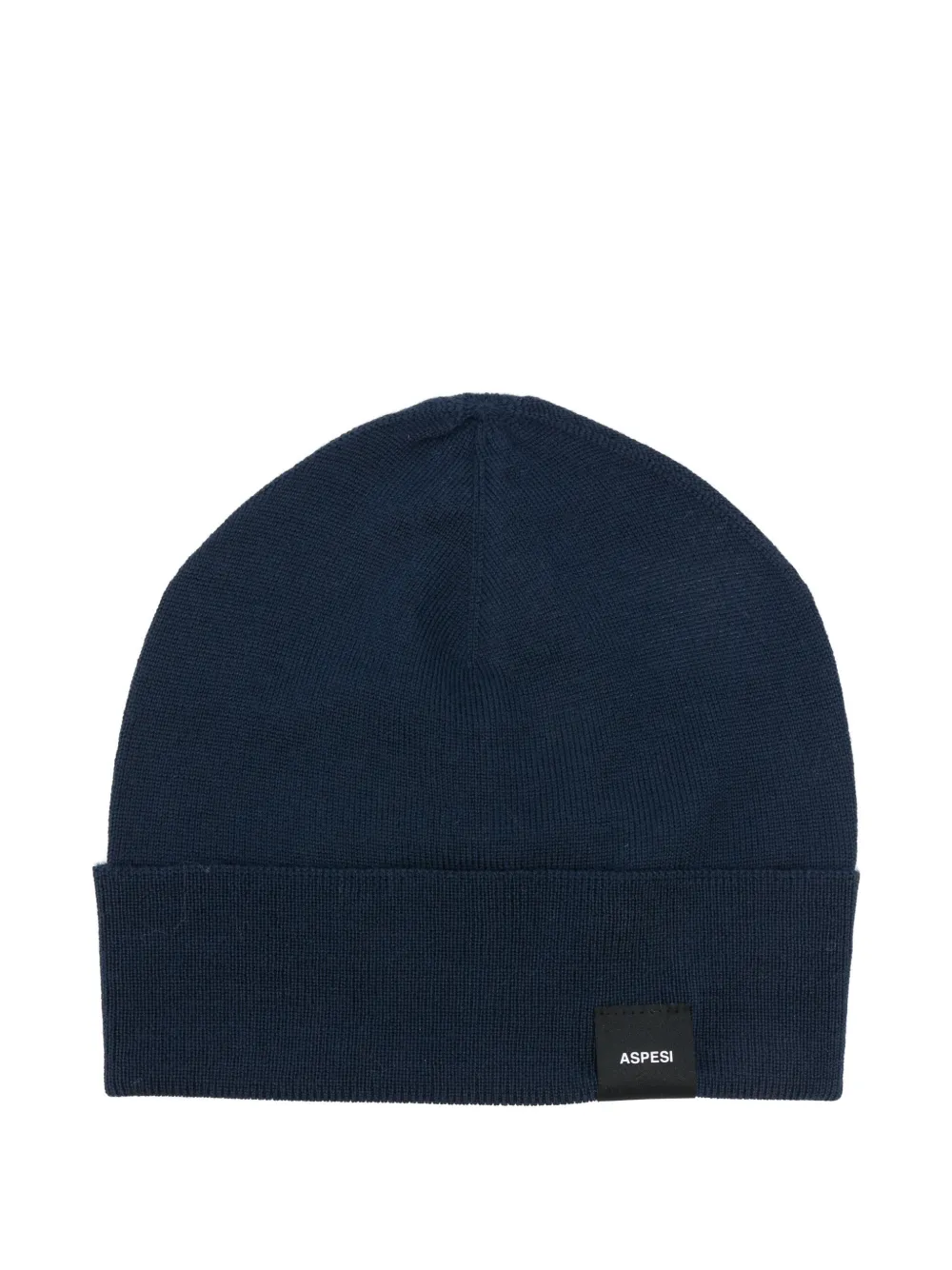 Aspesi Kids logo-patch beanie hat | Blue | Image 1