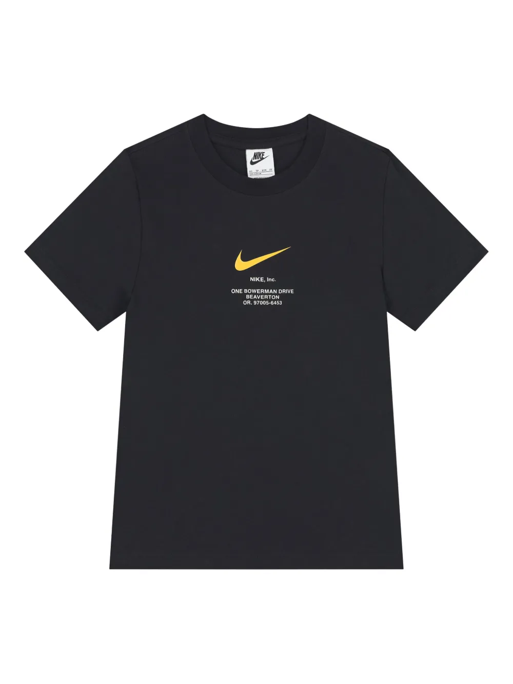 Nike Kids T-shirt con logo - Nero