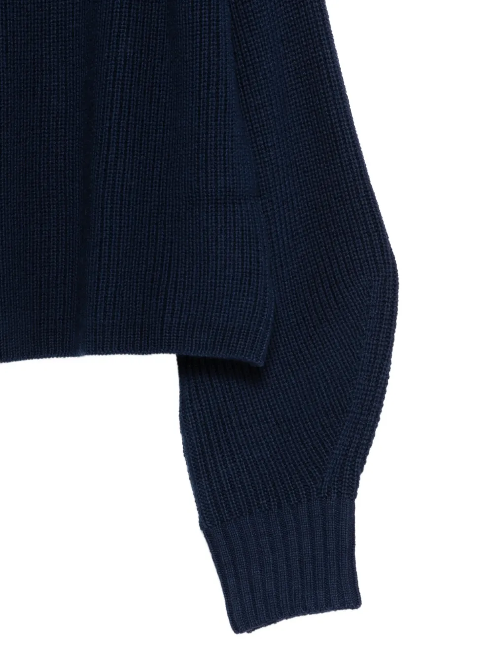 Aspesi High-neck Sweater In Blue