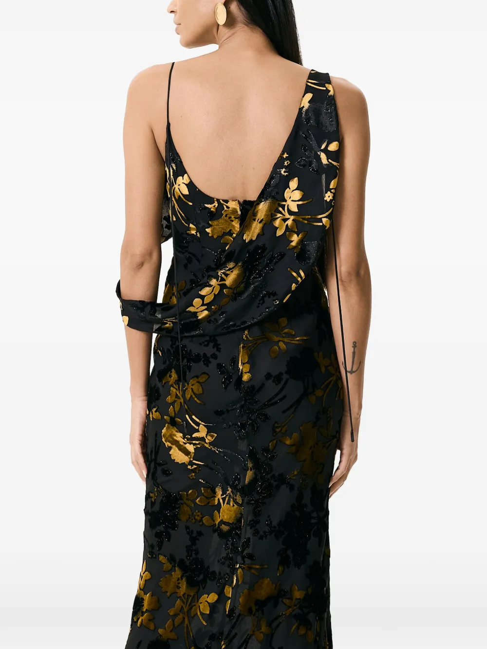 V:pm Atelier Lucia Maxi Dress In Black