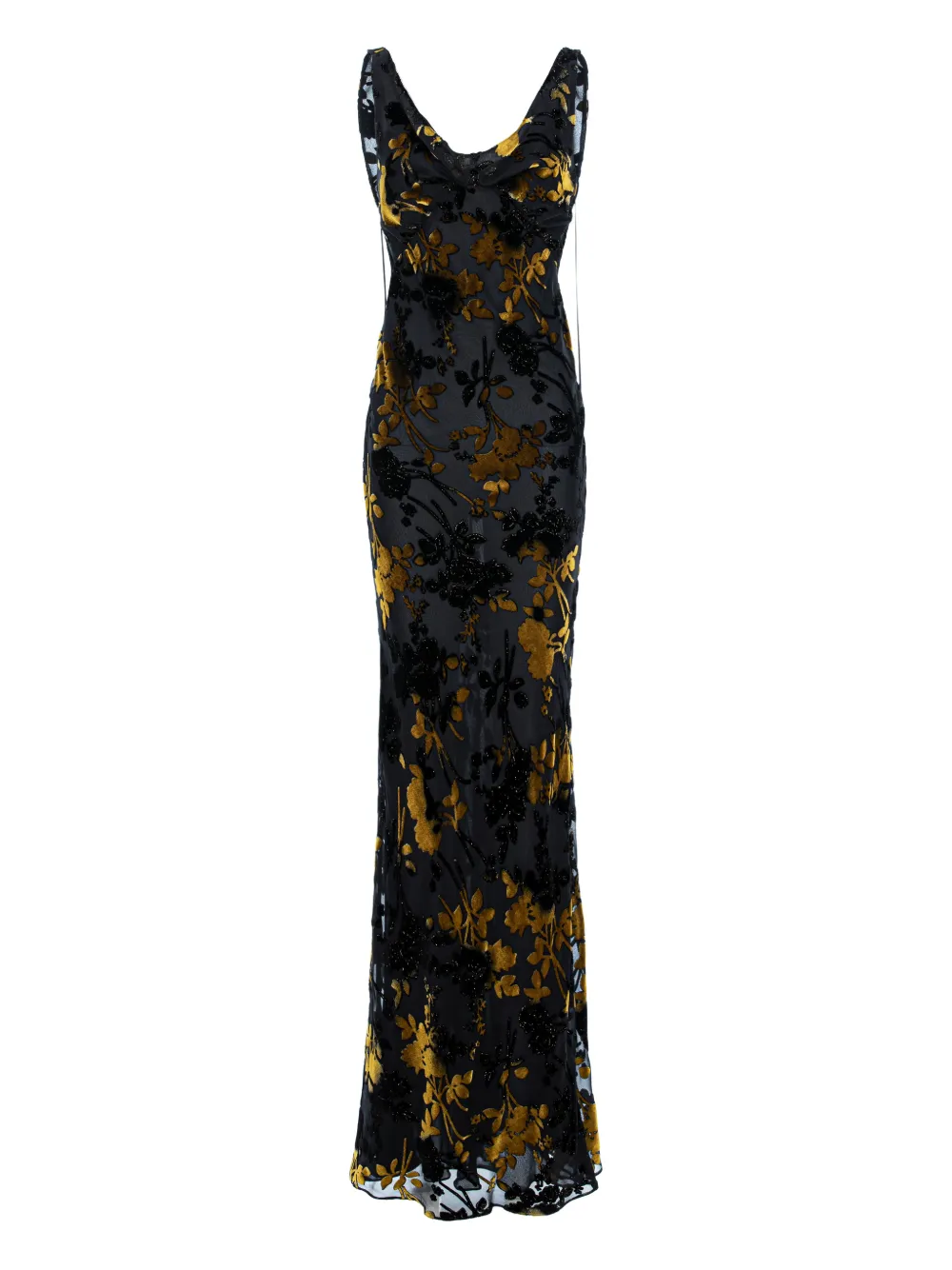 V:pm Atelier Lucia Maxi Dress In Black