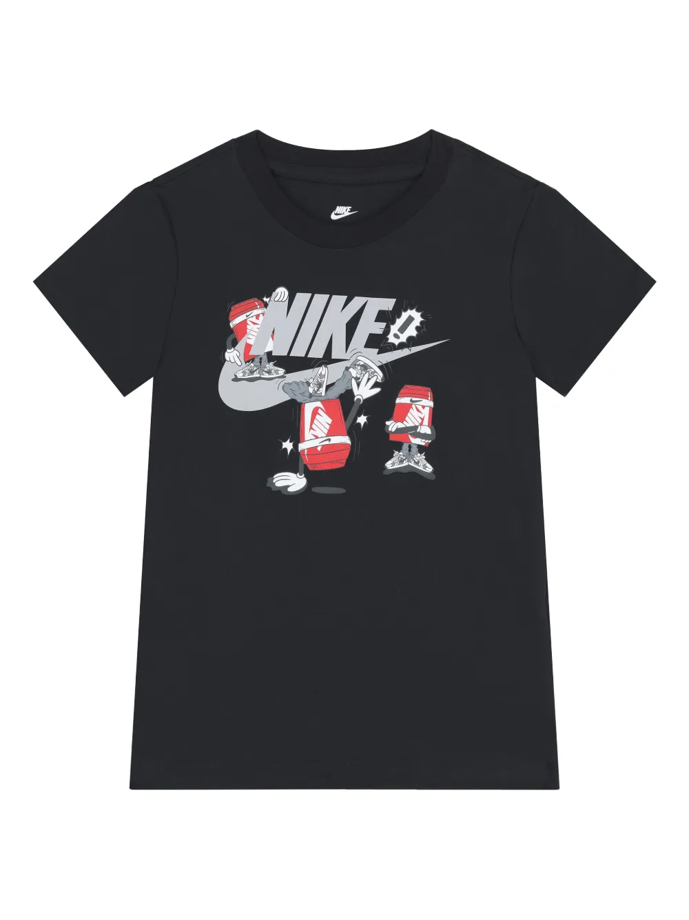 Nike Kids T-shirt con logo - Nero