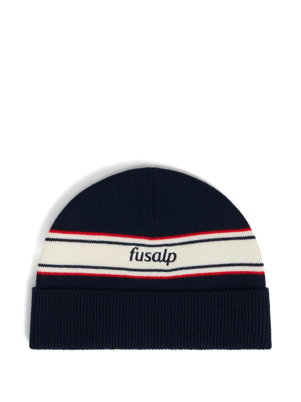 Fusalp Embroiderd-logo Beanie Hat In Black