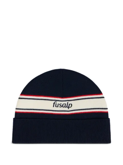 Fusalp embroiderd-logo beanie hat