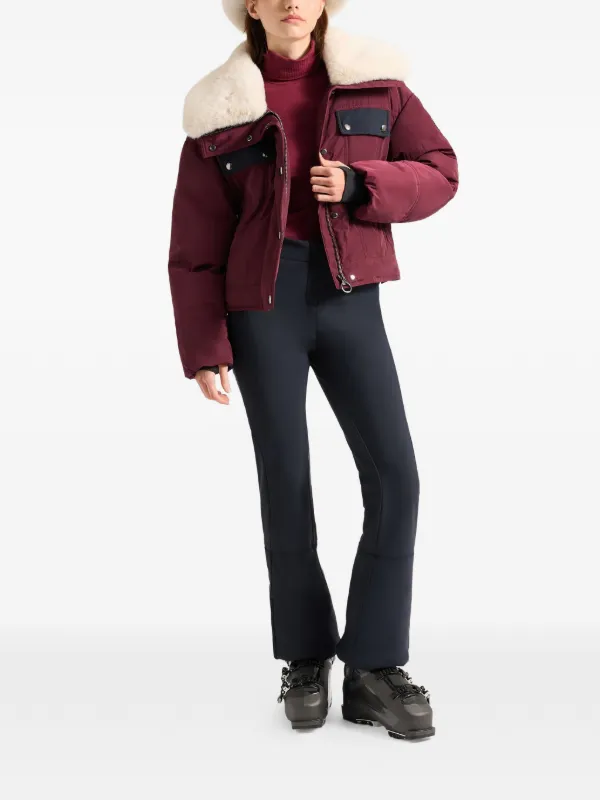 Fusalp Lakki faux-fur-collar Jacket | Red | FARFETCH