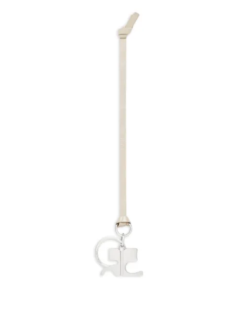 Courrèges llavero con dije del logo