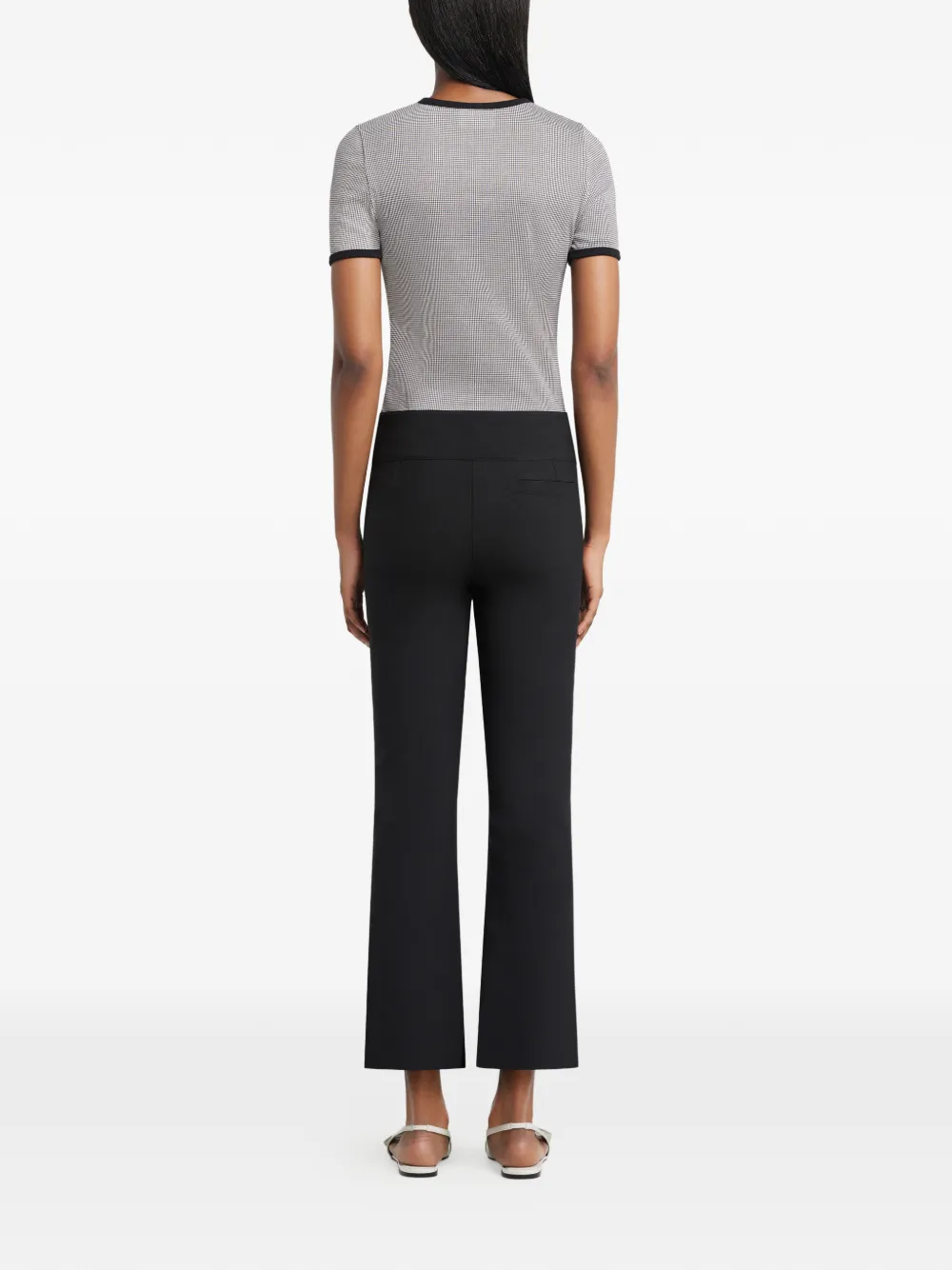  Courrèges Houndstooth T-shirt - Grey 