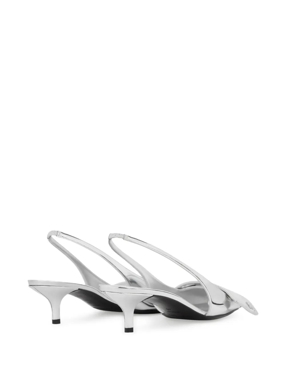 Courrèges 45 mm slingback pumps Wit