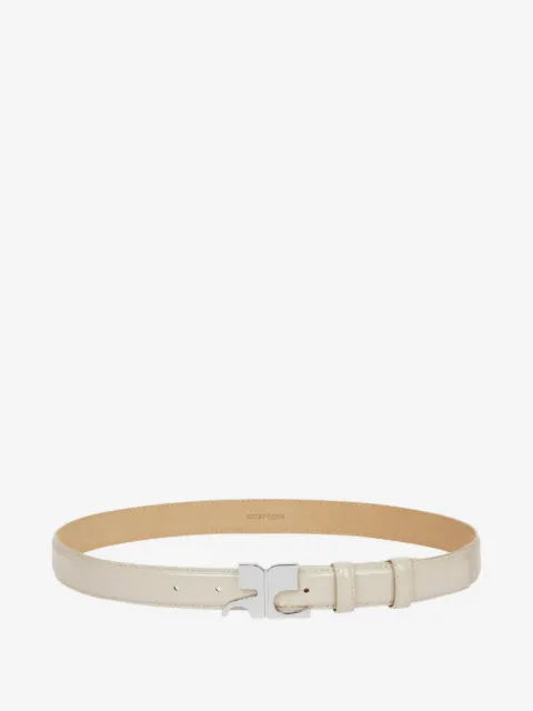 Courrèges logo-buckle belt
