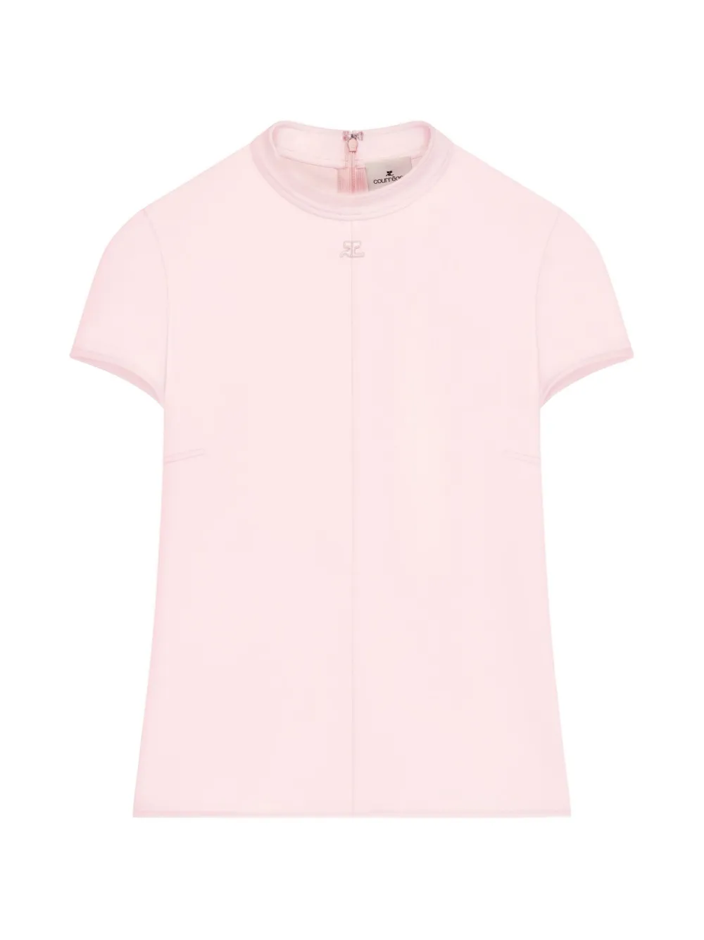 Courrèges crêpe short-sleeves shirt