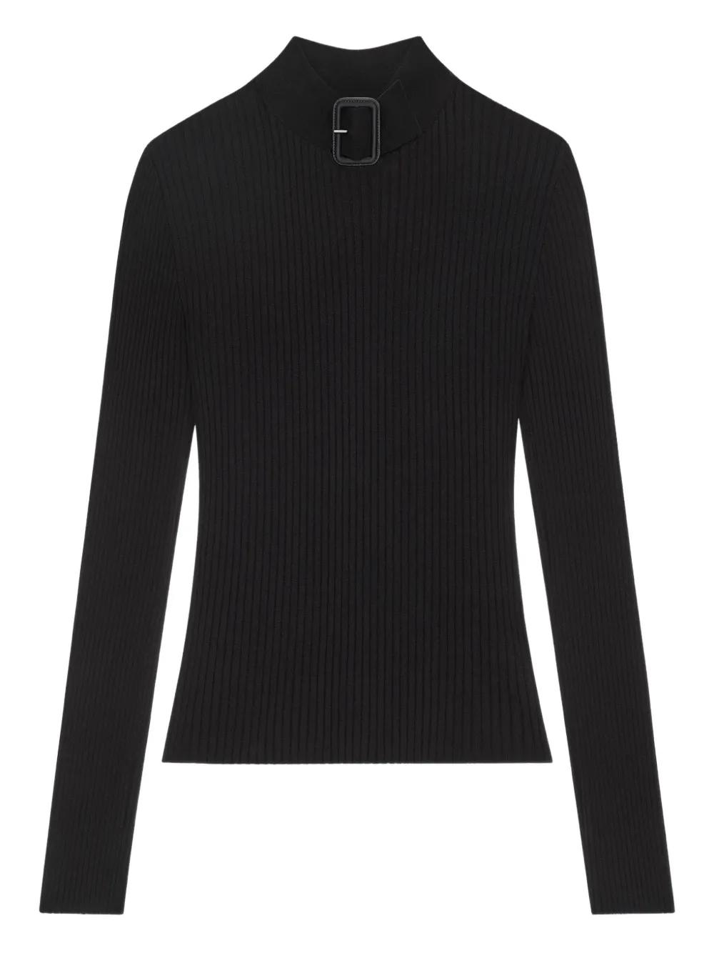 Courrèges Buckle Sweater In Black