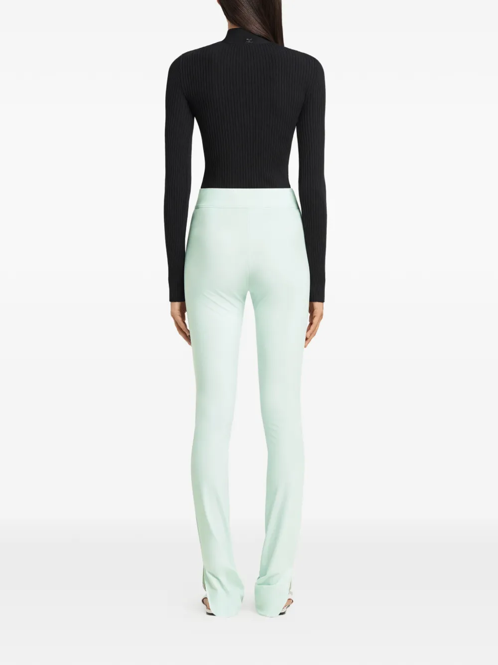 Courrèges Buckle Sweater In Black