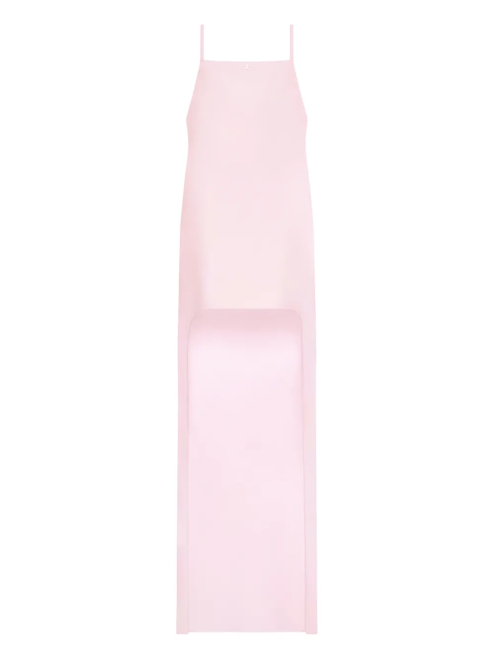 Courrèges Abito con schiena scoperta - Rosa