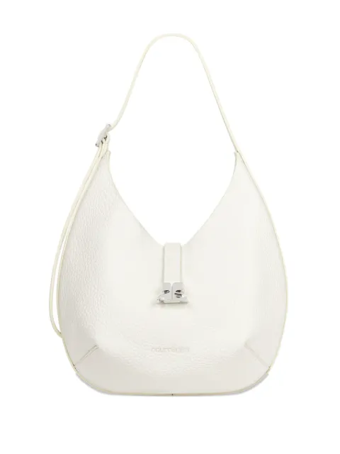 Courrèges Hobo liten totebag i kornigt läder