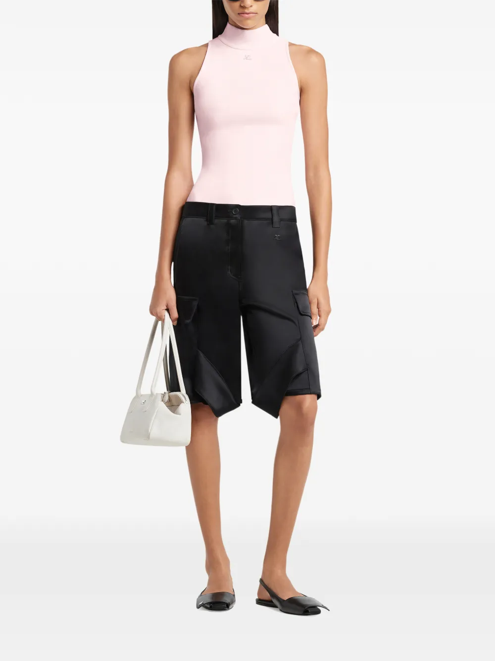 Courrèges belt-loop shorts | Knee-Length Shorts | Image 2