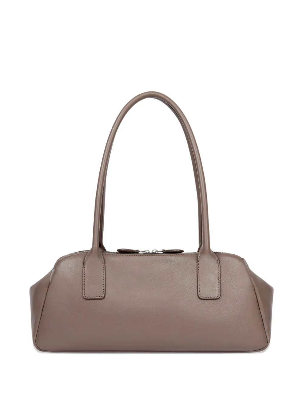  Courrèges Strip Leather Shoulder Bag - Neutrals 