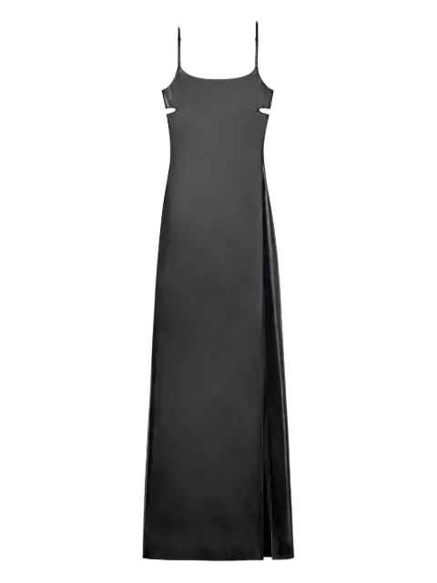 Courrèges vestido largo con aberturas