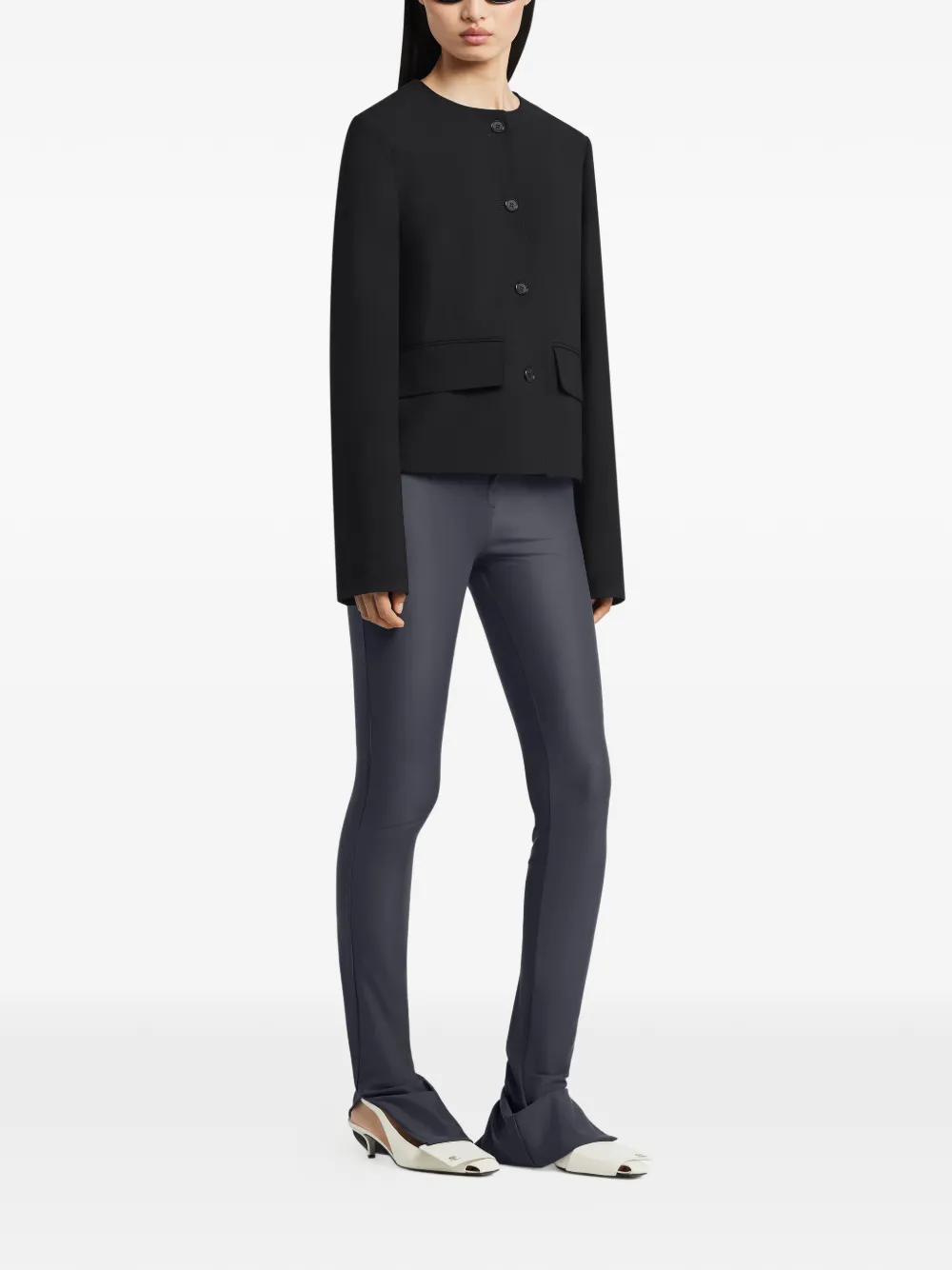 Courrèges Jack met twee zakken Zwart