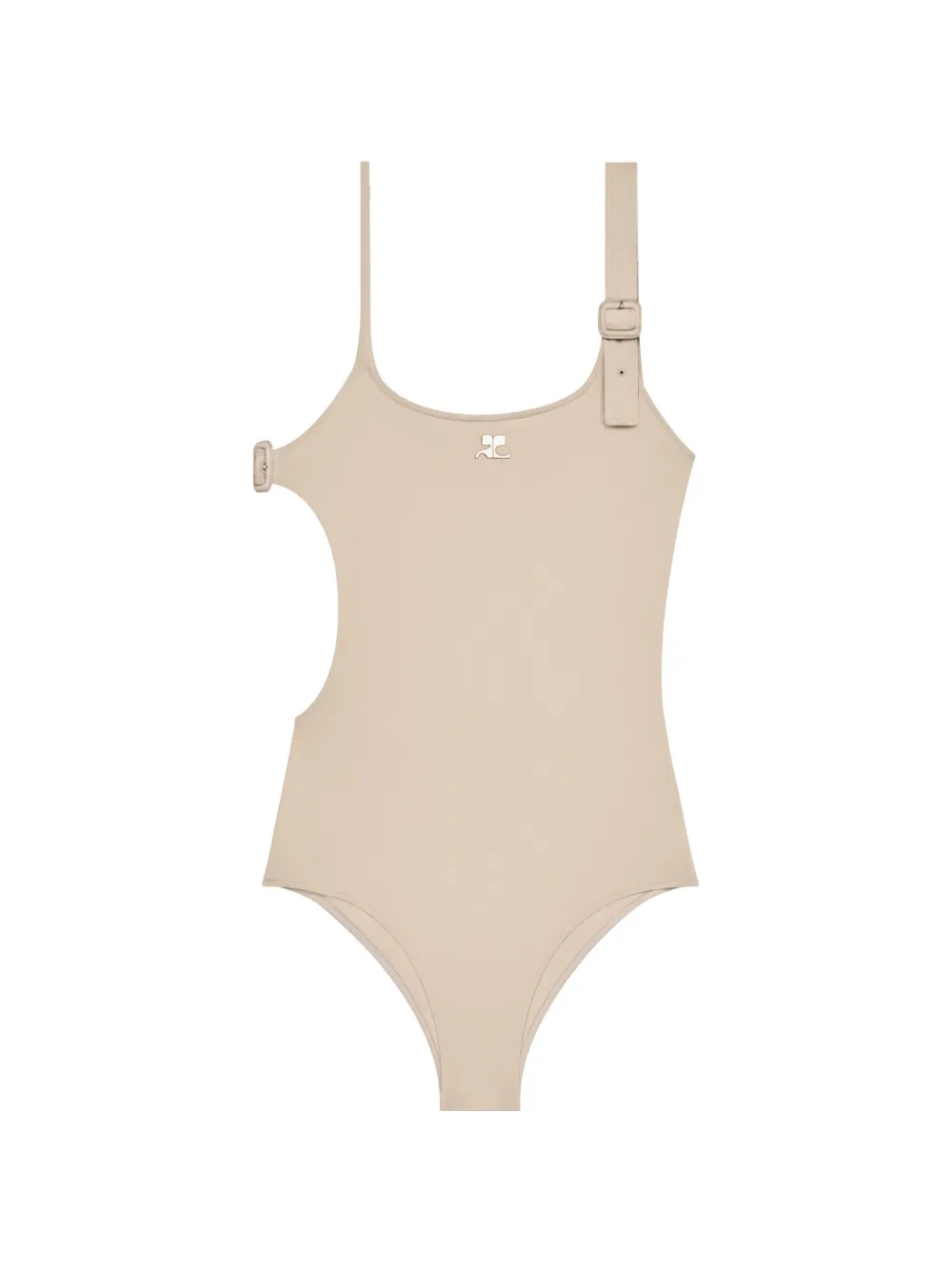 Courrèges Costume intero con dettaglio cut-out - Toni neutri