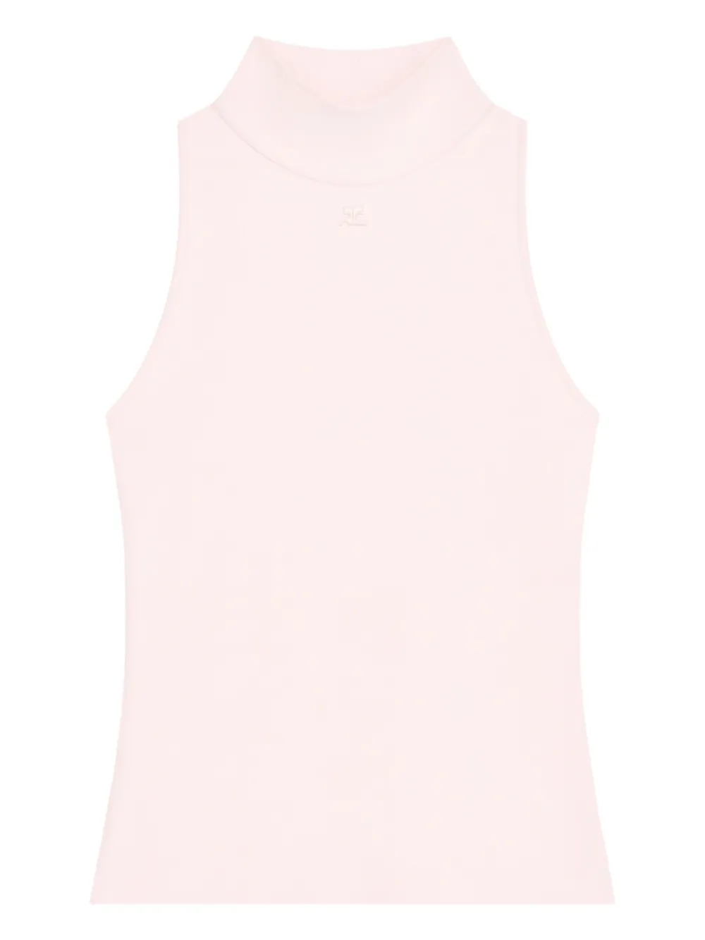 Courrèges Top con logo - Rosa