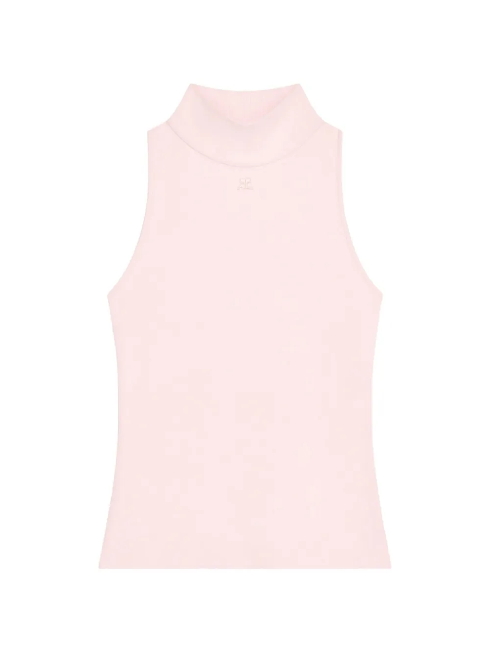 Courrèges Top con logo - Rosa