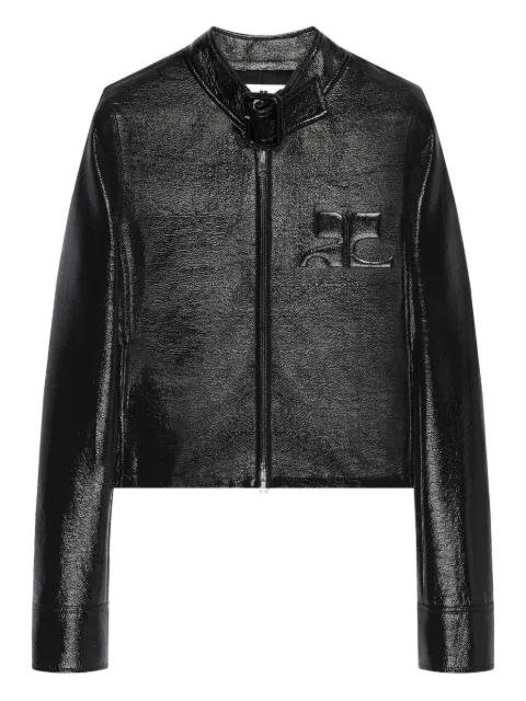 Courrèges City logo-embossed jacket