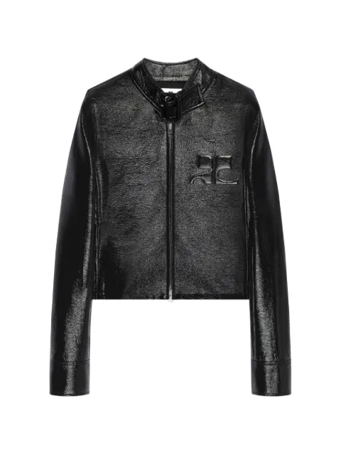 Courrèges City logo-embossed jacket