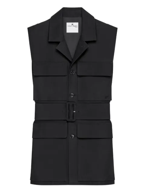 Courrèges chamarra con cinturón