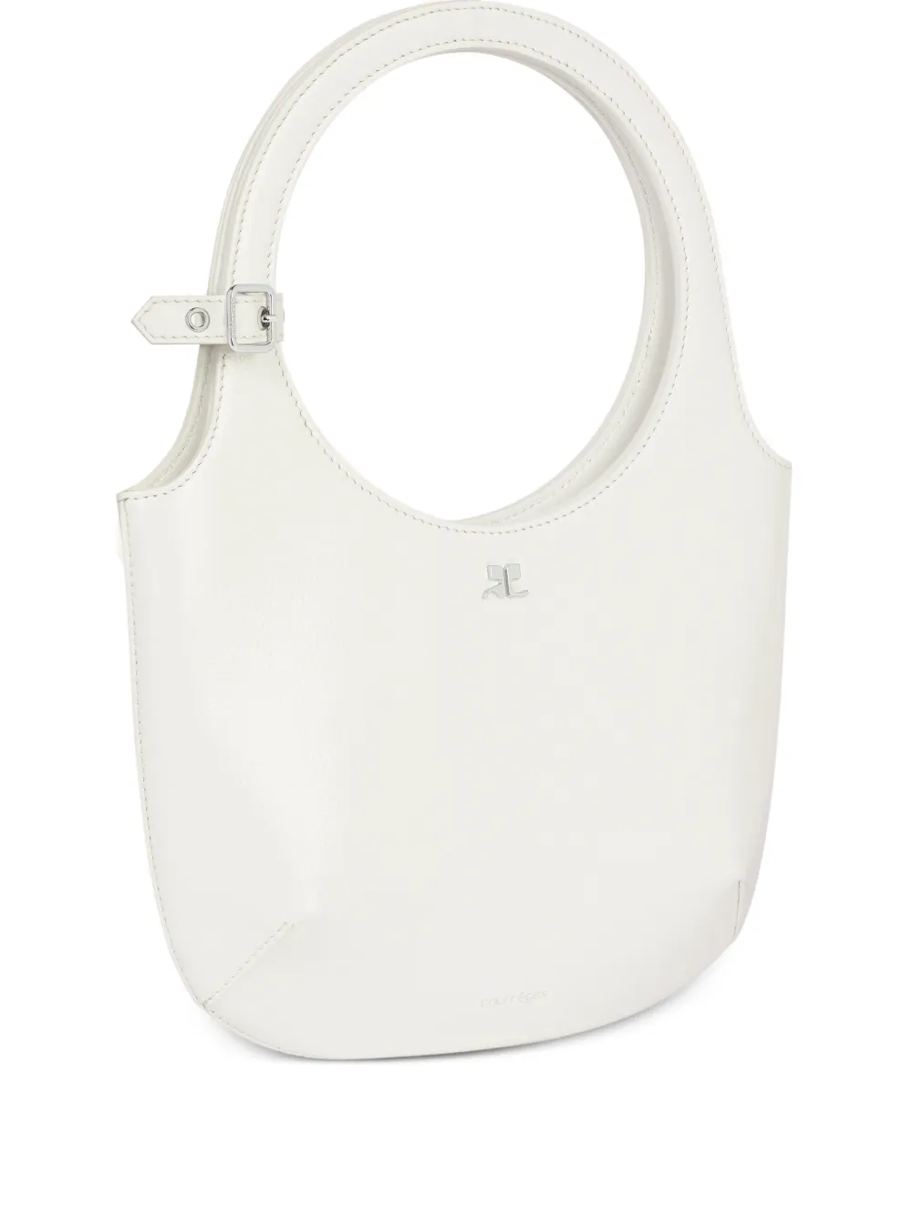 Courr&egrave;ges Shopper met gesp - Wit