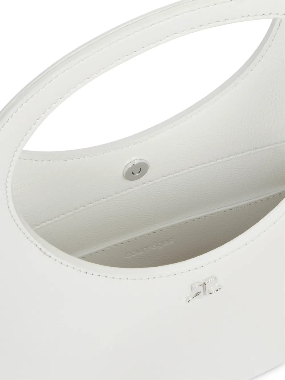 Courrèges Shopper met gesp Wit