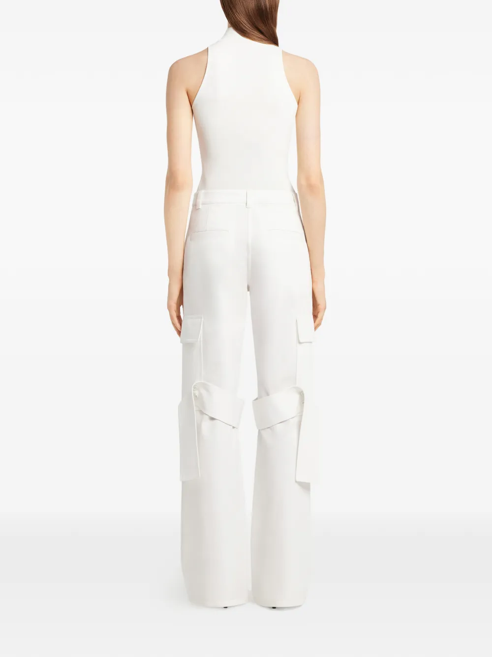 Courrèges Heritage gebreide spencer Wit