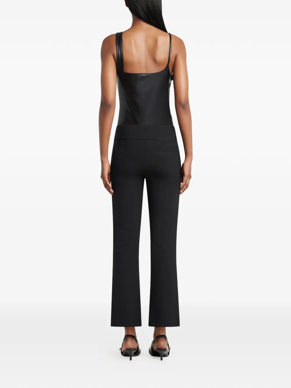 Courrèges Heritage low waist broek Zwart