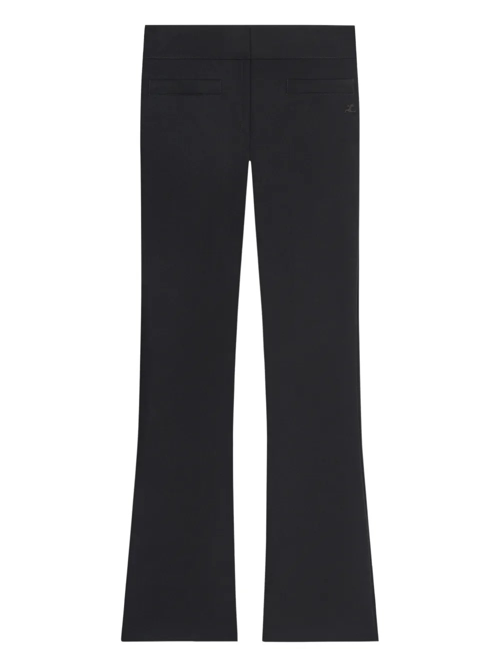 Courrèges Heritage Bootcut Trousers In Black