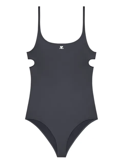 Courrèges traje de baño con abertura