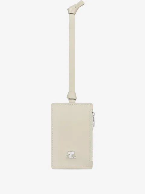 Courrèges porte-cartes Naplack à fermeture zippée