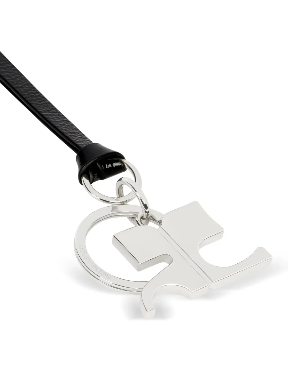 Courrèges logo-charm keyring | Men | Image 2
