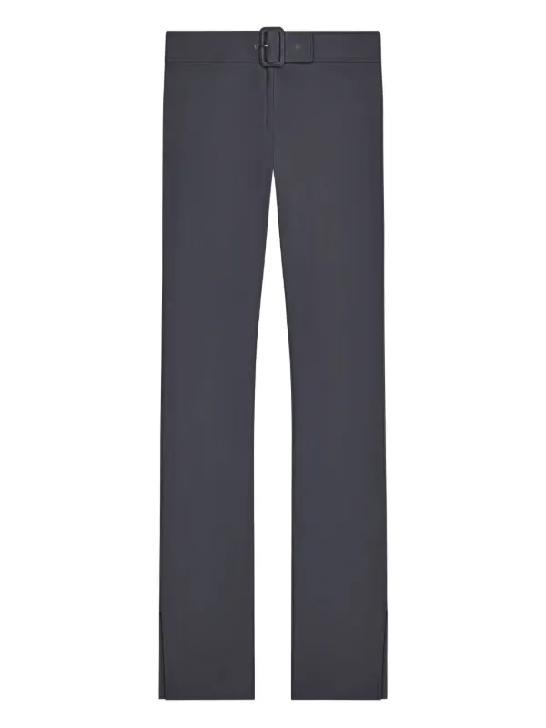 Courrèges Buckle Tech Jersey Pants in Grey