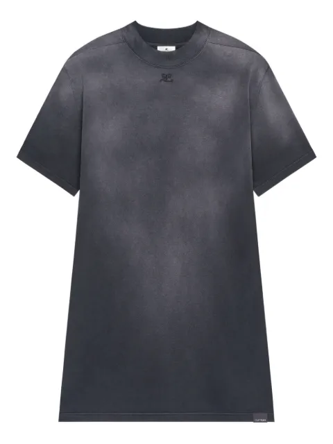 Courrèges vestido corto con manga corta