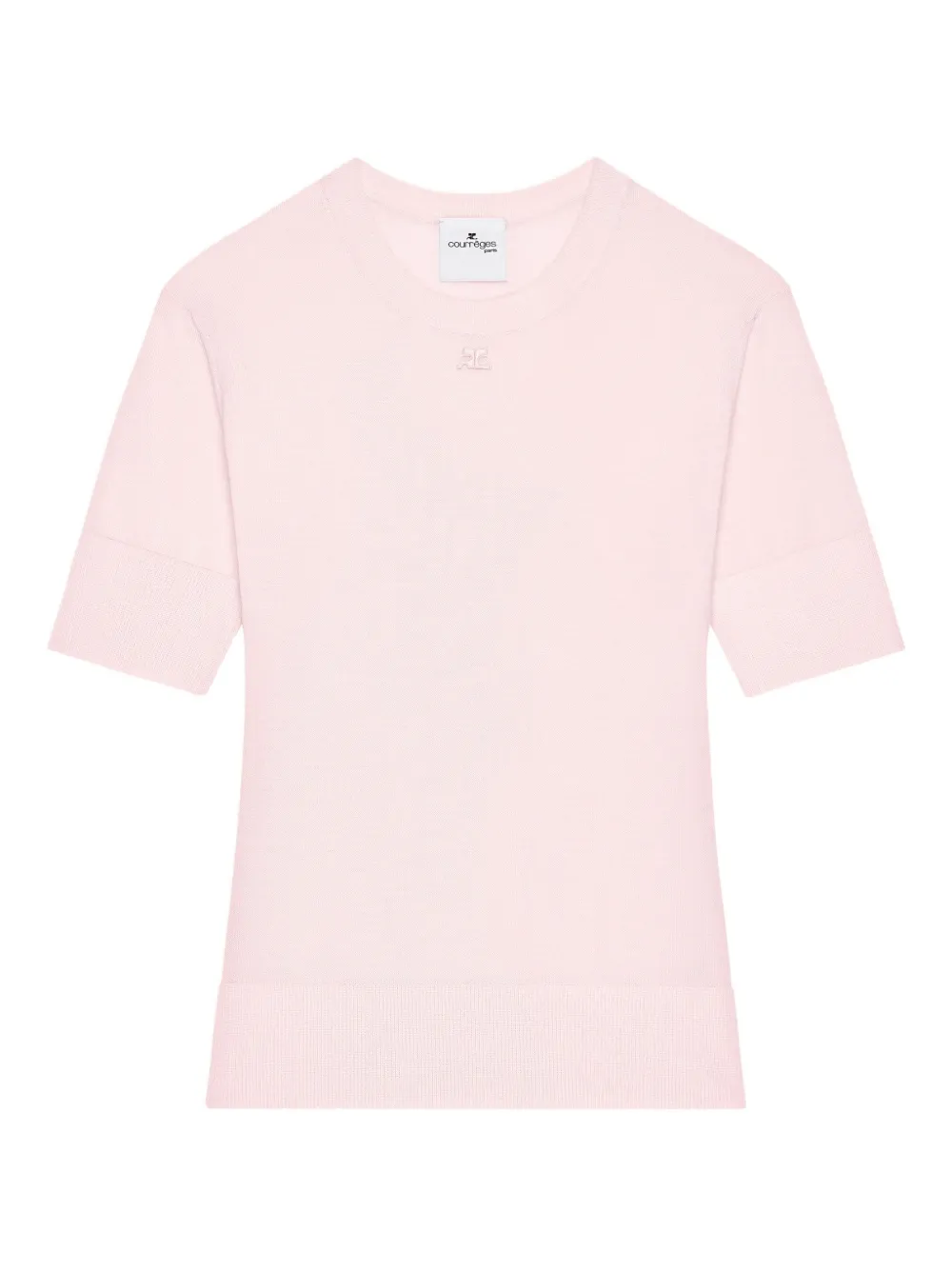 Courrèges T-shirt a maniche corte - Rosa
