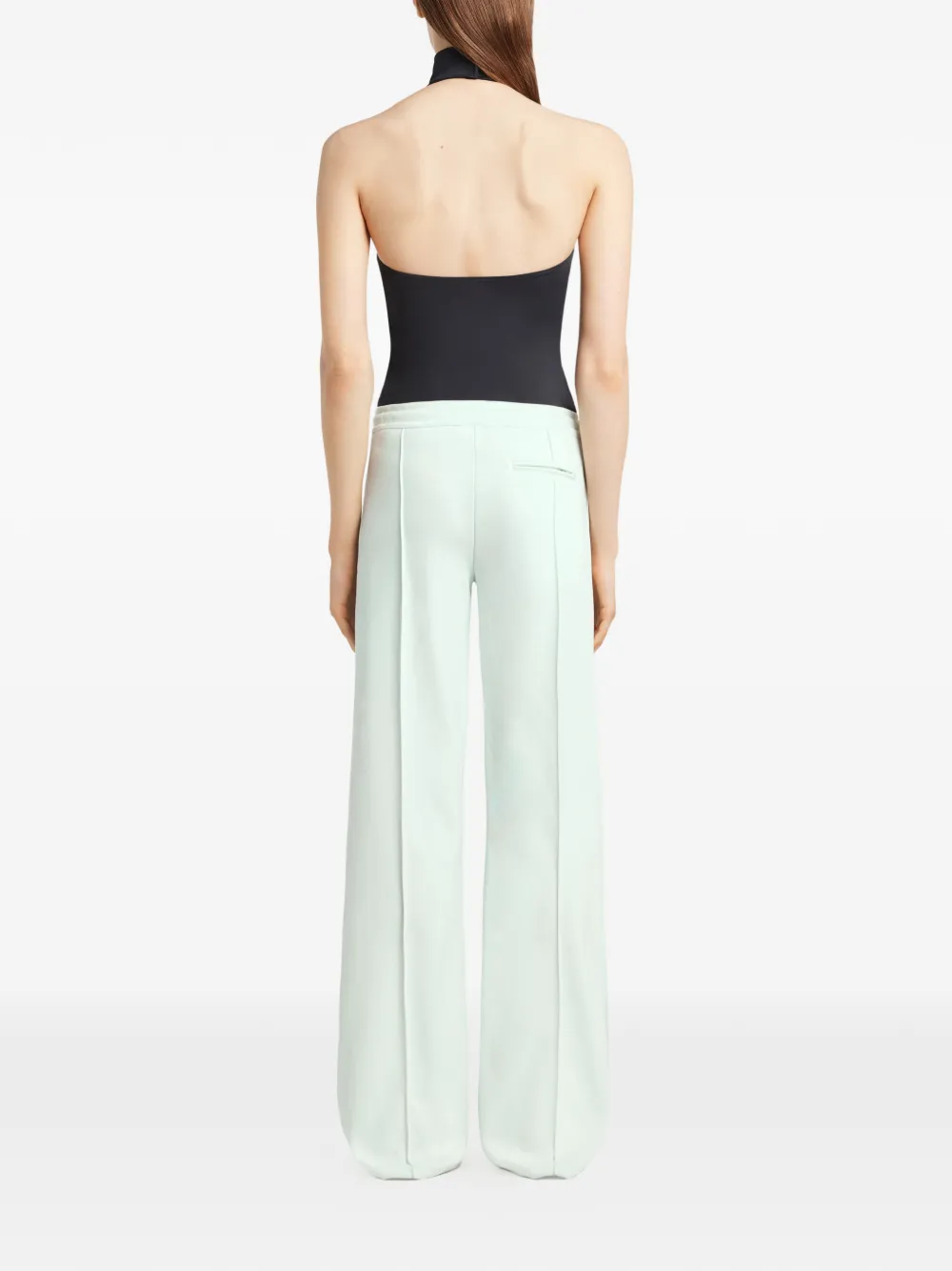 Courrèges Zip-pocket Track Pants In White