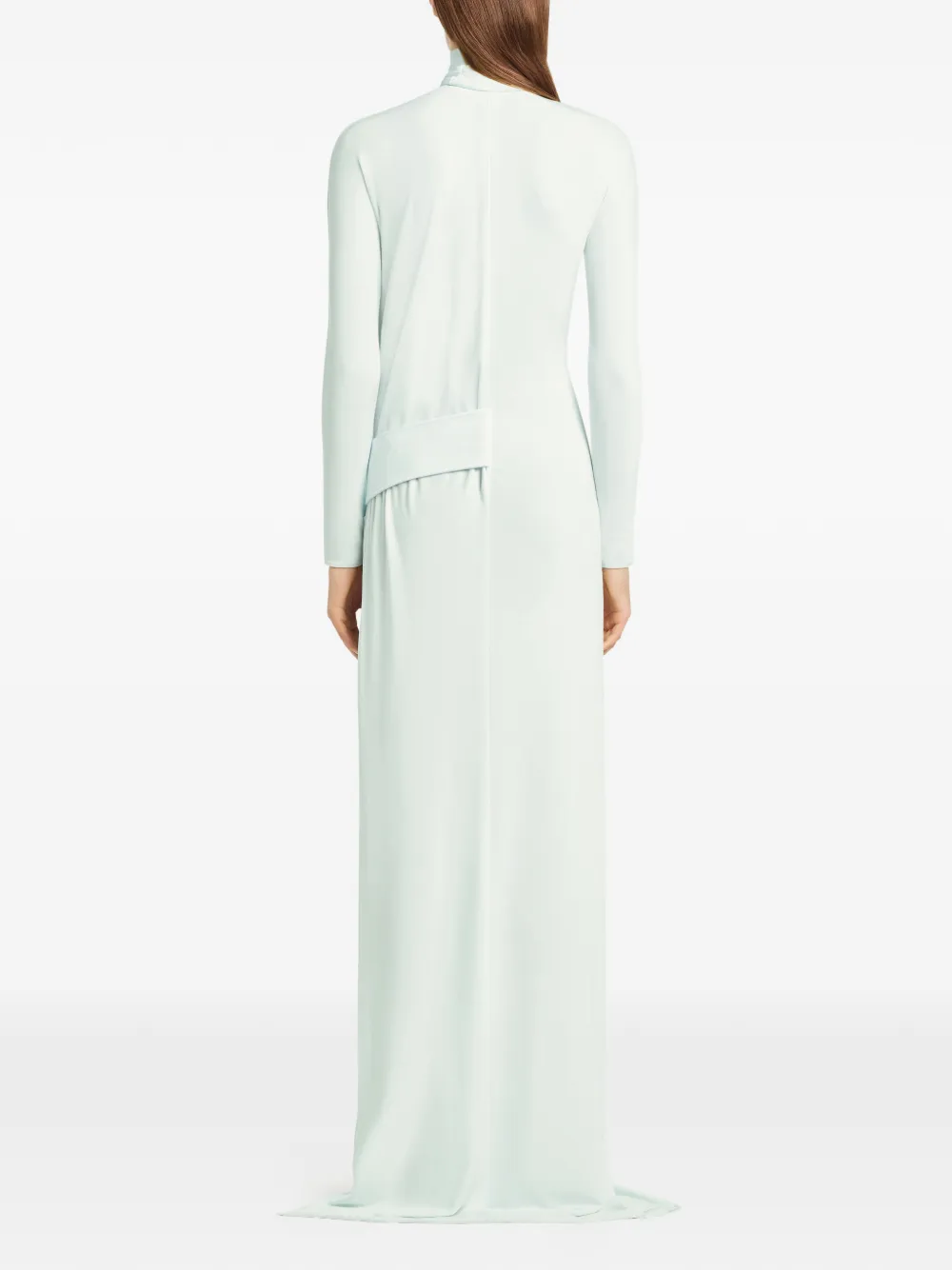 Courrèges Maxi-jurk met gesp Groen