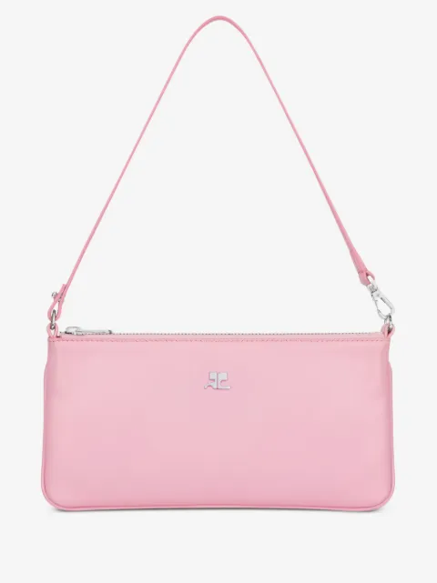 Courrèges zipped leather pouch