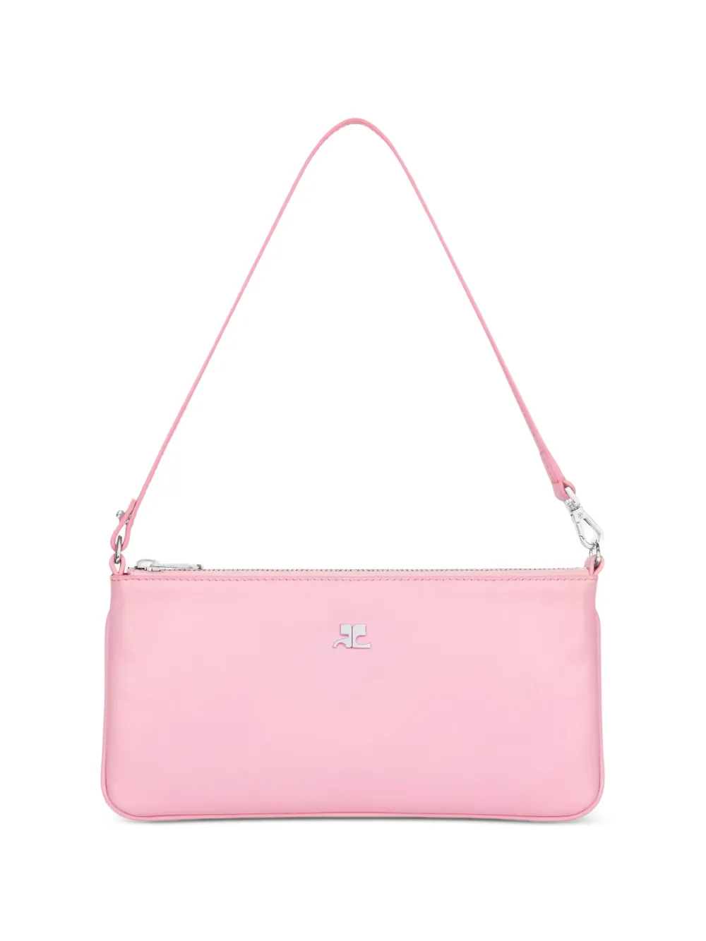 Courrèges zipped leather pouch